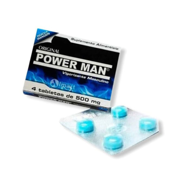 Pastilla Power Man Vigorizante para caballero
