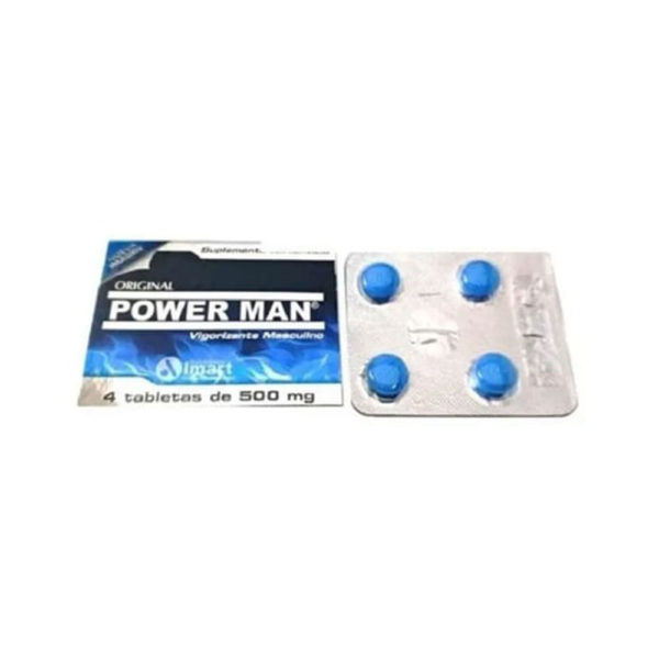 Pastilla Power Man Vigorizante para caballero - Imagen 3