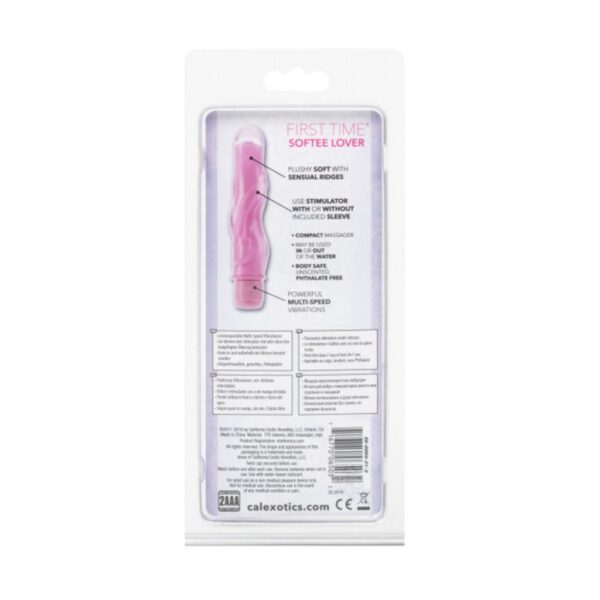 Vibrador First Time Softee Lover Rosa - Imagen 3