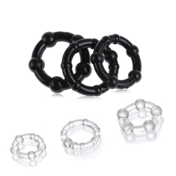 Anillos Gk Power Beaded Cock Rings - Imagen 3