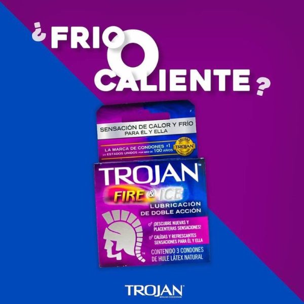 Condones Trojan Fire & Ice 3 piezas - Imagen 5