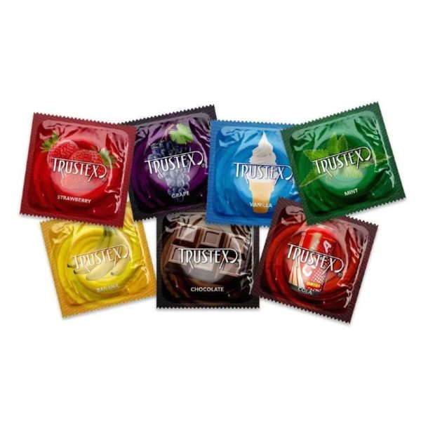 Condón Trustex Con Sabor 1 Pieza