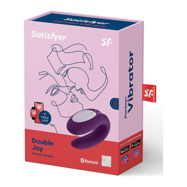 Satisfyer Double Joy Morado - Imagen 2