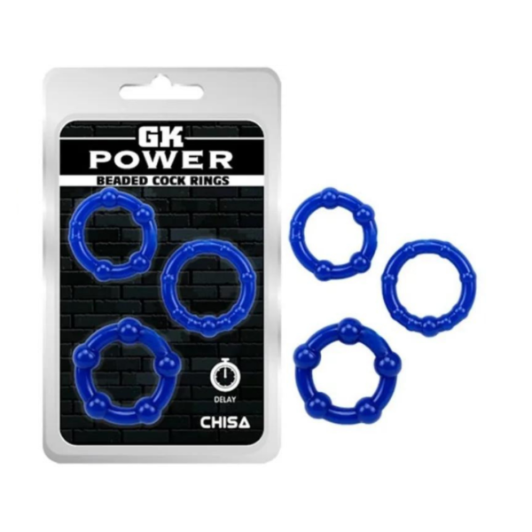 Anillos Gk Power Beaded Cock Rings - Imagen 4