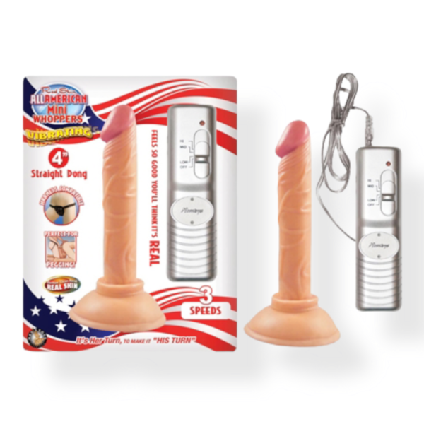 Vibrador All American Whoppers 4'' Straight Dong