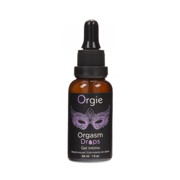 Intensificador Orgie Orgasm Drops Gel Intimo 30 ml - Imagen 3