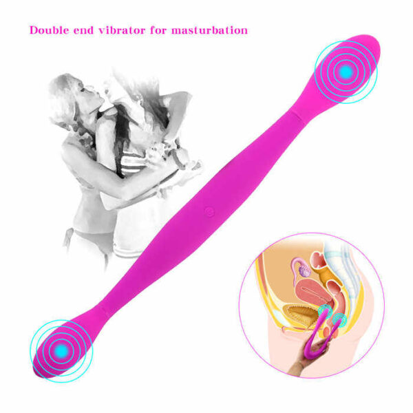 Double Ends vibrator Sex Toy - Imagen 2