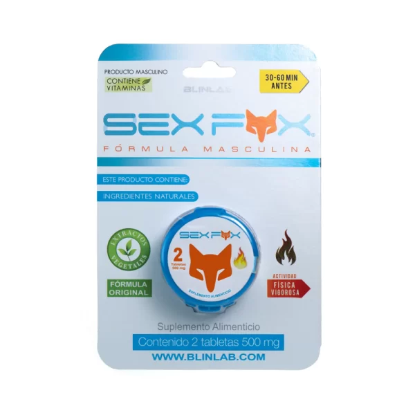 Sex Fox  Fórmula Masculina 2 pastillas