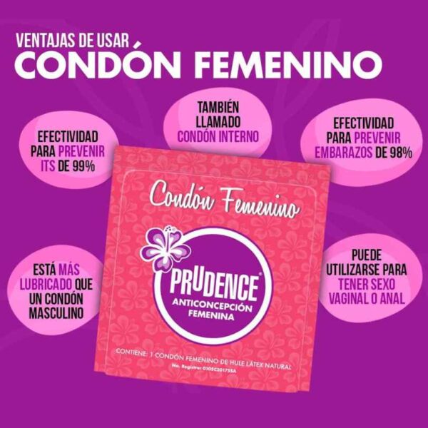 Preservativo Femenino  1 pza - Imagen 3