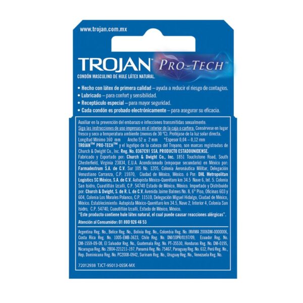 Condones Trojan Pro-Tech - Imagen 3